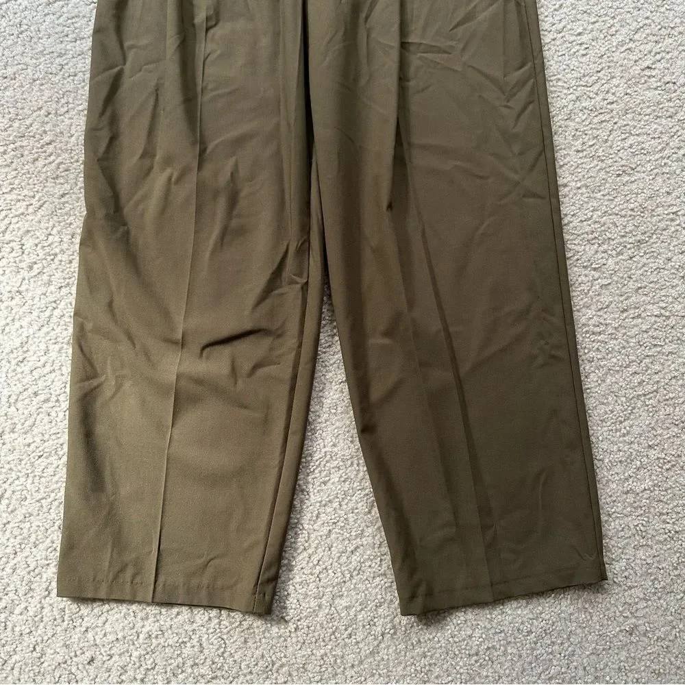 Zara dark Tan/ slightly Green slouchy trousers - Picture 11 of 16